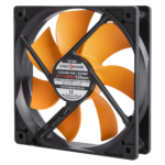 Вентилятор 120 мм 3pin + 4pin (Molex живлення) LP F12NBD - Зображення 3
