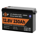 Акумулятор LP LiFePO4 12V (12,8V) - 230 Ah (2944Wh) (Smart BMS 150А) з BT пластик - Зображення 3