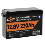 Акумулятор LP LiFePO4 12V (12,8V) - 230 Ah (2944Wh) (Smart BMS 150А) з BT пластик - Зображення 4