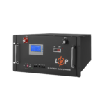 Акумулятор LP LiFePO4 48V (51,2V) - 230 Ah (11776Wh) (Smart BMS 200A) з LCD RM RS485/CAN - Зображення 2