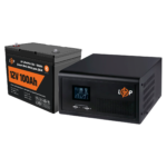 Комплект резервного живлення для котла LP (LogicPower) ДБЖ + літієва (LiFePO4) батарея (UPS 430VA + АКБ LiFePO4 1280W) - Зображення 2