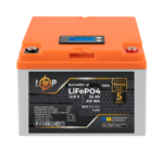 Акумулятор LP LiFePO4 12,8V - 32 Ah (410Wh) (BMS 50А/25A) пластик LCD - Зображення 2