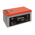 Акумулятор LP LiFePO4 25,6V - 160 Ah (4096Wh) (BMS 200A/100А) пластик LCD Smart BT - Зображення 5