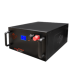 Акумулятор LP LiFePO4 51,2V - 100 Ah (5120Wh) (BMS 200A/100А) з LCD метал Smart RM RS485/CAN - Зображення 3