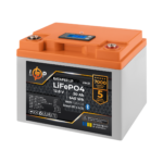 Акумулятор LP LiFePO4 12,8V - 50 Ah (640Wh) (BMS 40A/40А) пластик LCD Smart BT - Зображення 2