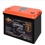 Акумулятор LP LiFePO4 12,8V - 100 Ah (1280Wh) (BMS 100A/50А) пластик Smart BT - Зображення 5