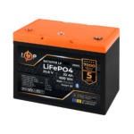 Акумулятор LP LiFePO4 25,6V - 32 Ah (820Wh) (BMS 40A/32А) пластик Smart BT - Зображення 4