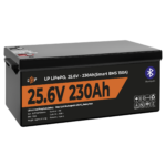 Акумулятор LP LiFePO4 25,6V - 230 Ah (5888Wh) (Smart BMS 150А) з BT пластик - Зображення 4