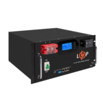 Акумулятор LP LiFePO4 51,2V - 120 Ah 6000Wh (Smart BMS 100A) с LCD RM AB RS485/CAN - Зображення 6