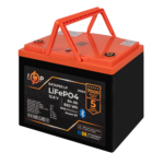 Акумулятор LP LiFePO4 12,8V - 64Ah (820Wh) (BMS 80A/64А) пластик Smart BT - Зображення 5