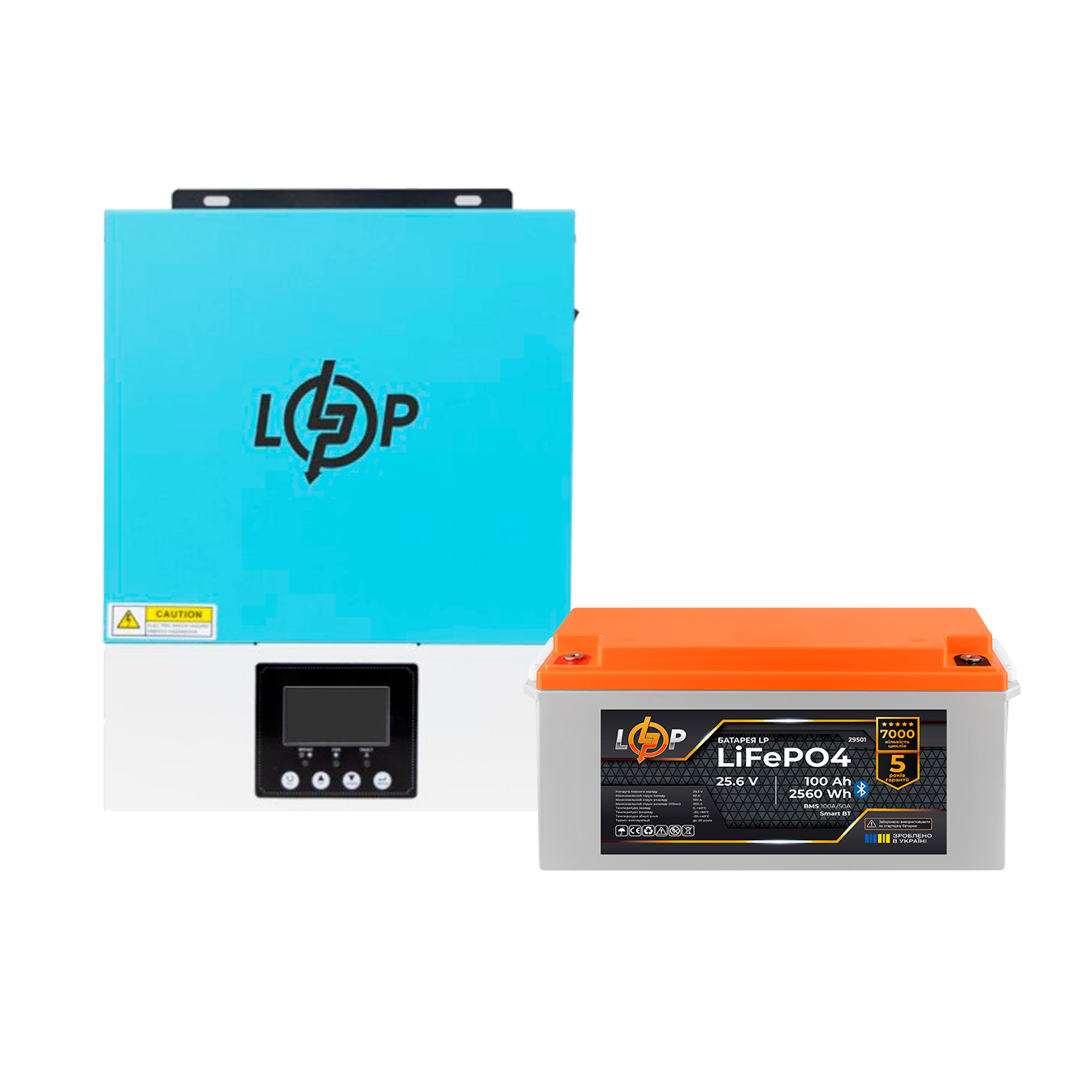 Комплект резервного живлення LogicPower W3000 + літієва (LiFePO4) батарея 2560Wh