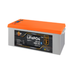 Акумулятор LP LiFePO4 25,6V - 230 Ah (5888Wh) (BMS 200A/100А) пластик LCD Smart BT - Зображення 2