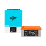 Комплект резервного живлення LP(LogicPower) ДБЖ + літієва (LiFePO4) батарея (UPS W3000 + АКБ LiFePO4 5888W) - Зображення 2