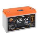 Акумулятор LP LiFePO4 25,6V - 32 Ah (820Wh) (BMS 40А/32A) пластик LCD Smart BT - Зображення 3