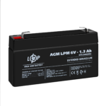 Акумулятор AGM LPM 6V - 1.3 Ah - Зображення 4