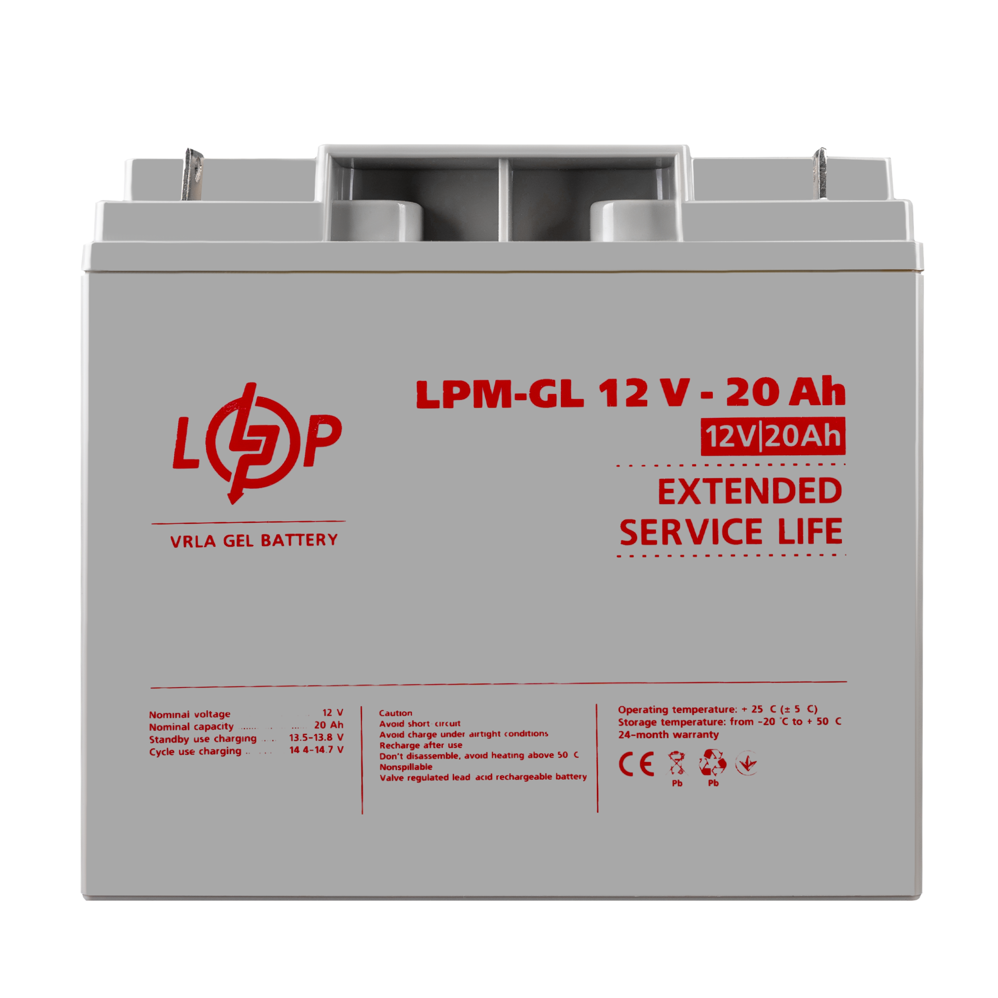 Акумулятор гелевий LPM-GL 12V - 20 Ah для Mercedes