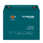 Тяговий свинцево-кислотний AGM акумулятор LP 6-DZM-20 Ah - Зображення 2