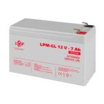 Акумулятор гелевий LPM-GL 12V - 7 Ah - Зображення 3