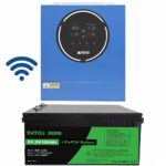Комплект резервного живлення Anenji з WiFi модулем ДБЖ 5000W + літієва (LiFePO4) батарея Datouboss 5120 Wh