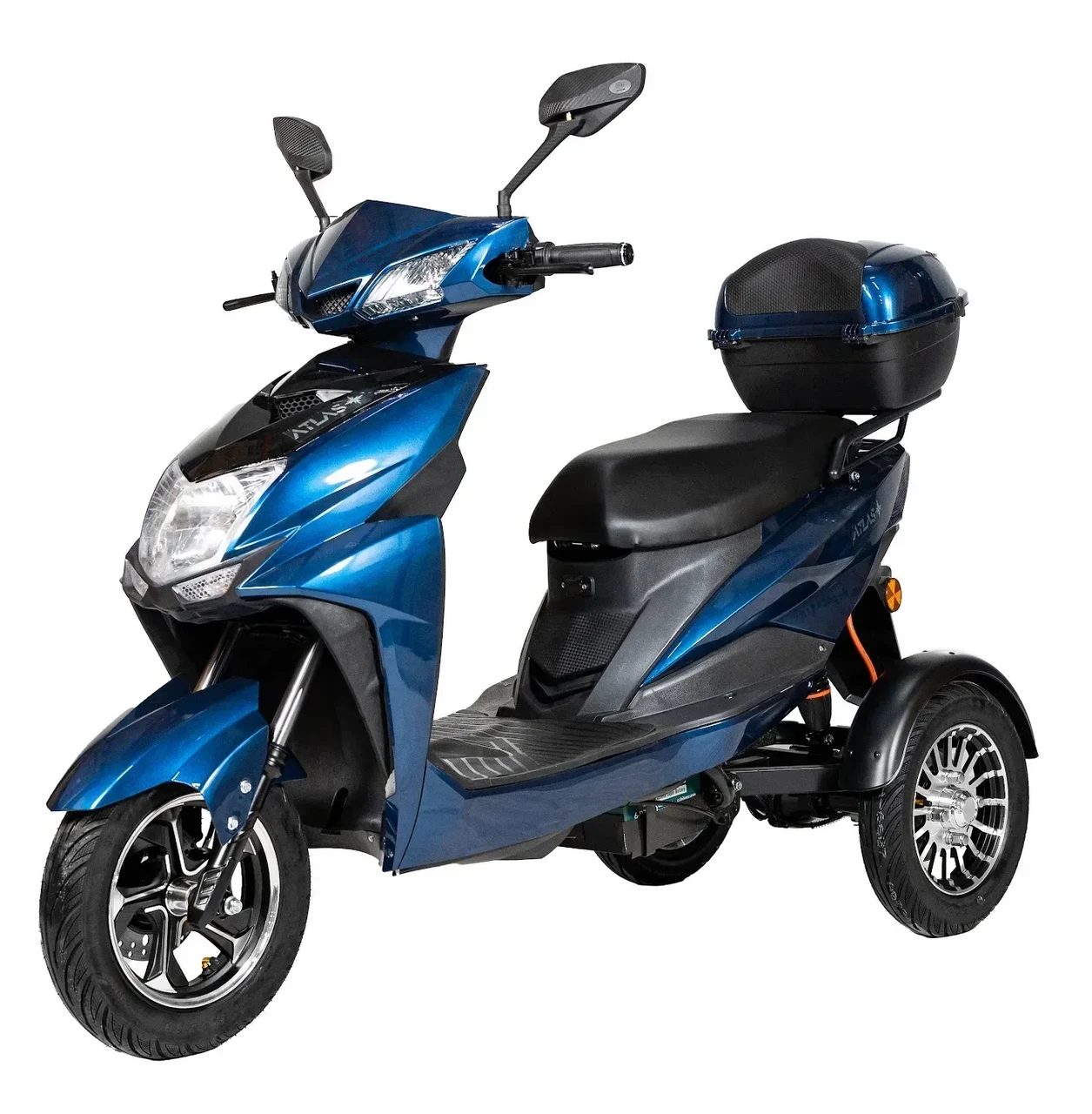 Електроскутер ATLAS Falcon Trike Box 1500W Cyan Blue