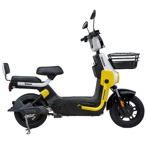 Велосипед з електродвигуном SPARK TOUR 14» 60V/500W/20Ah Білий